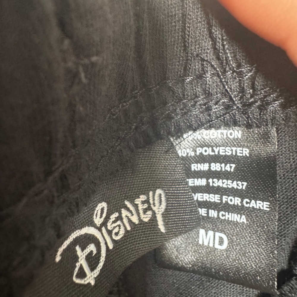 Disney Hot Topic Winnie the Pooh Lounge Pants Medium Black Graphic Pajamas - Picture 5 of 6